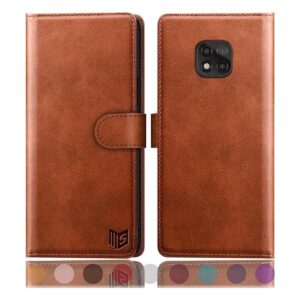 SUANPOT Funda de cuero para Moto G Power 2021 con bloqueo_1