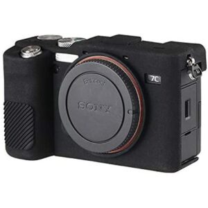 STSEETOP Funda para Sony A7C carcasa de goma de silicona_1