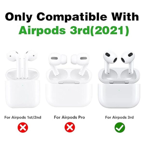 STSNano Funda de comida para AirPod 3 con diseño divertido_2