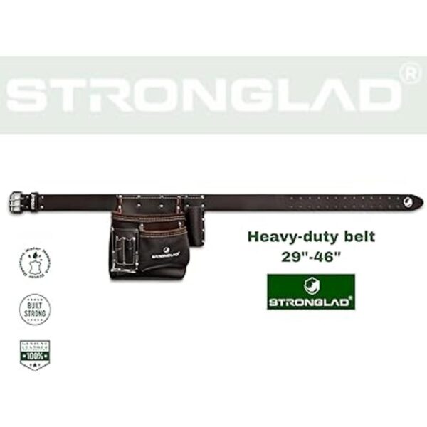 STRONGLAD Cinturón de herramientas de carpintería de 5