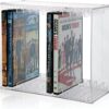 STORi Soporte apilable de plástico transparente para DVD_1