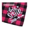 STMK Bandana para perro con diseño de cuadros de Big