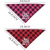 STMK Bandana para perro con diseño de cuadros de Big