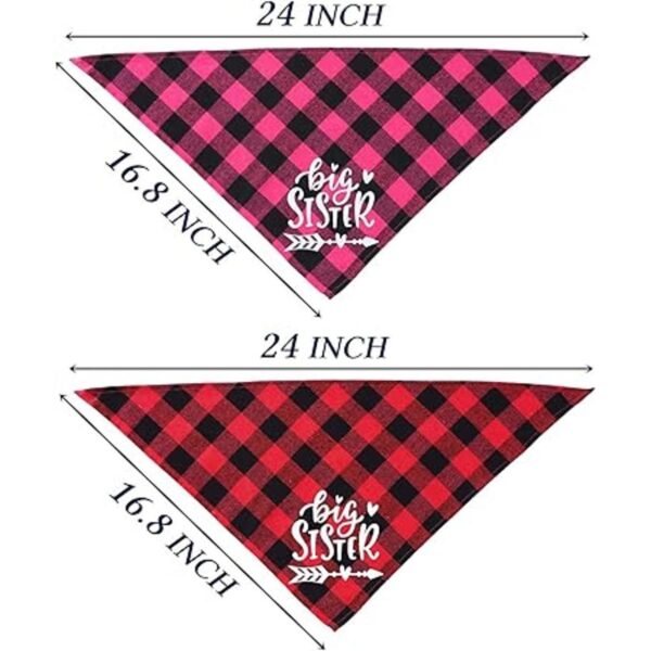 STMK Bandana para perro con diseño de cuadros de Big