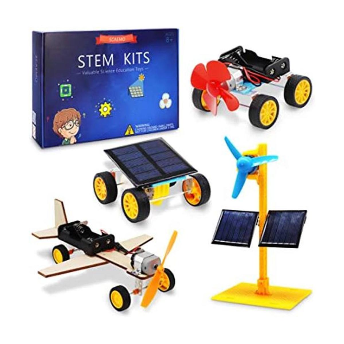 STEM 4 Juego de motor solar proyectos de experimento de