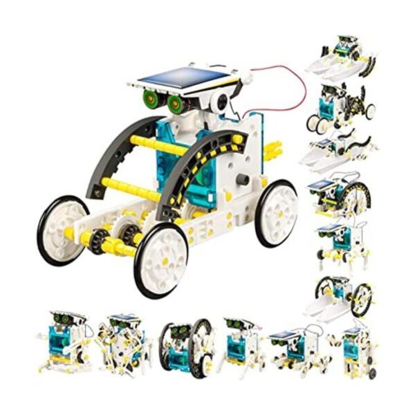 STEM Juguete de creación de robots de energía solar 13 en_1
