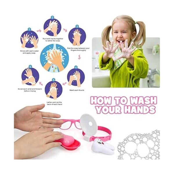 STEAM Life Kit de médico de juguete de 45 piezas para