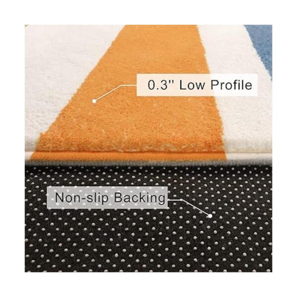 STARUIA Alfombra retro estilo bohemio para dormitorio 4 x