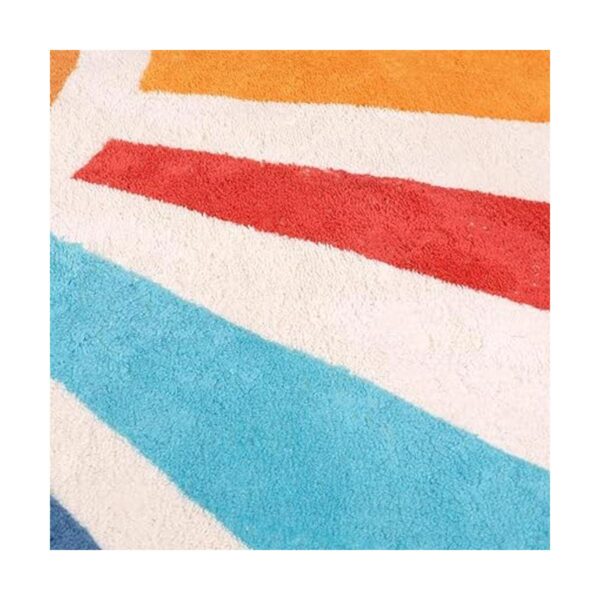 STARUIA Alfombra retro estilo bohemio para dormitorio 4 x