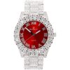 ST10327SET3PC Reloj con números romanos totalmente helado_2