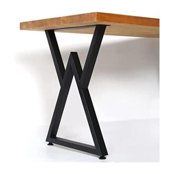 SSS Furniture Patas de mesa de metal paquete de 2 patas