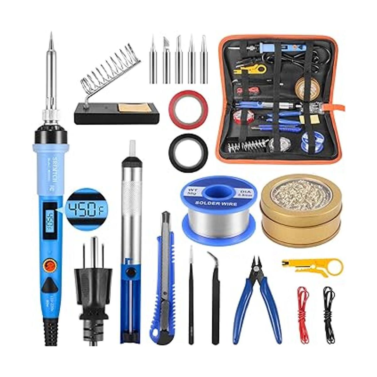 SREMTCH Kit de soldador electrónico  de soldadura