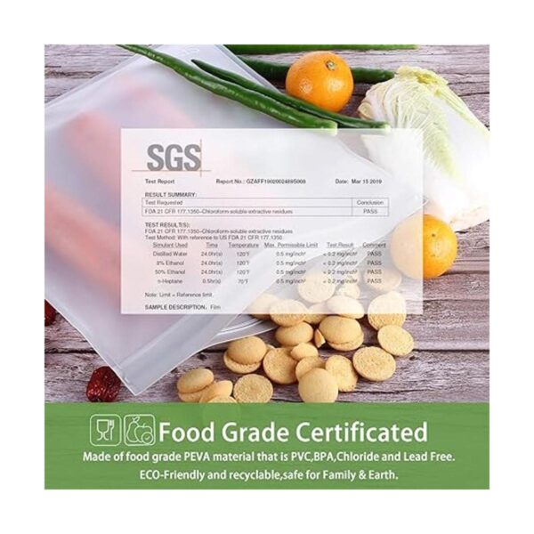 SPLF Bolsas de almacenamiento reutilizables sin BPA