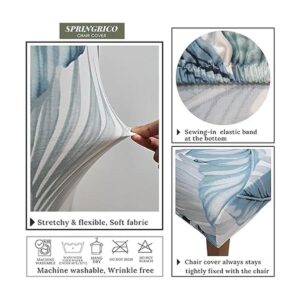 SPRINGRICO Fundas para sillas de comedor paquete de 6_5