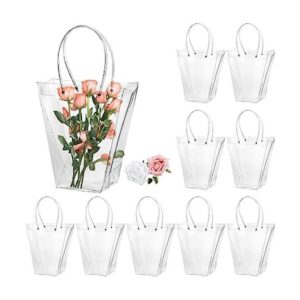 SOUJOY Paquete de 10 bolsas de ramo de flores