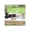 SOTECH Breadbox Contenedor con tapa de bambú y ventana de