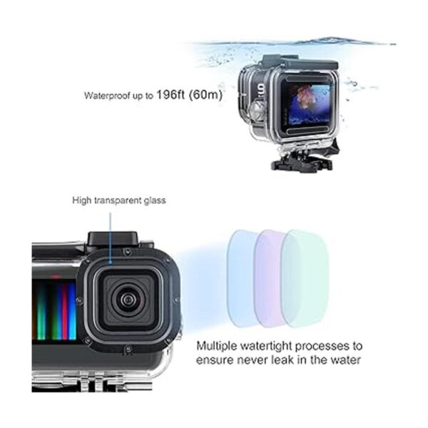 SOONSUN Funda impermeable para GoPro Hero 11 10 9_3