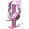 SOMIC Soporte para auriculares de juego rosa con base_1