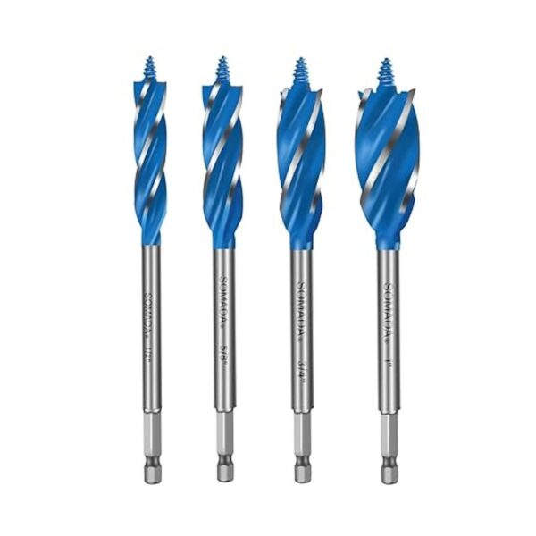 SOMADA Juego de brocas para madera 4 piezas 12 58_2