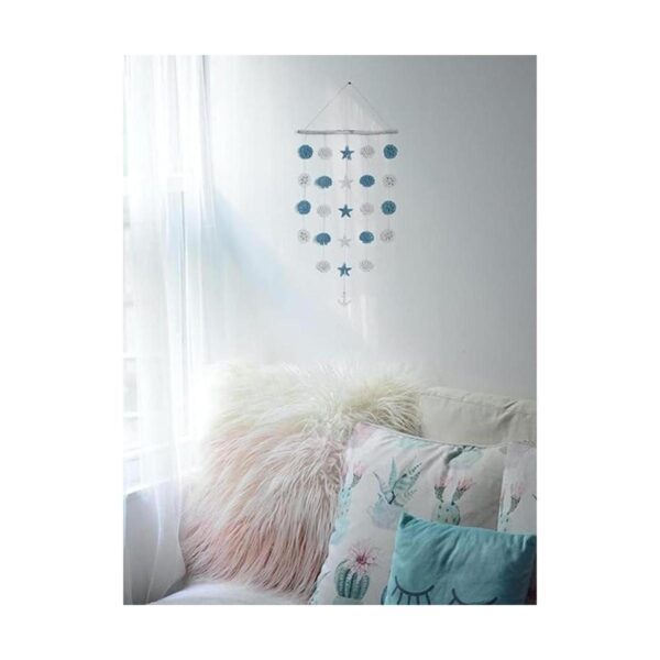 SOMTO Decoración para colgar en la pared de conchas de_3