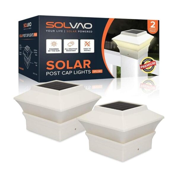 SOLVAO Luces solares para casquillo de poste_2