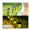SOLPEX Paquete de 8 luces solares para exteriores luces_2