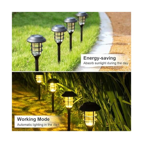 SOLPEX Paquete de 8 luces solares para exteriores luces_2