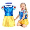 SOLIEHOO Traje de vestir de princesa para niñas disfraz_2