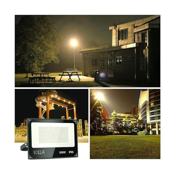 SOLLA Paquete de 2 luces de inundación LED de 200 W_2