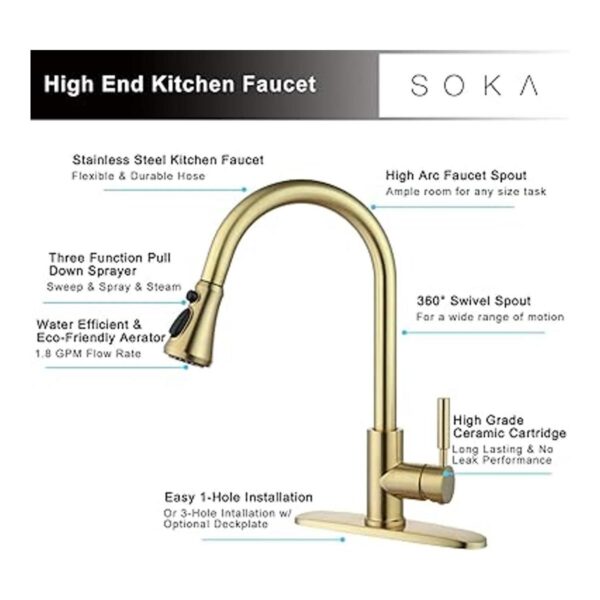 SOKA Grifos táctiles de fregadero de cocina_5