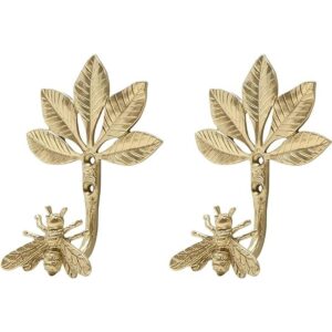 SOFFEE DESIGN Juego de 2 ganchos de metal para colgar en
