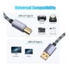 SNANSHI Cable de impresora USB A a USB B de 25 pies_3