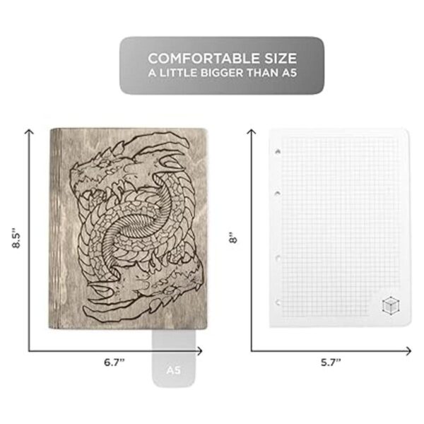 SMONEX Cuaderno en blanco de Dungeons And Dragons_3