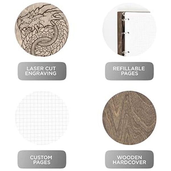 SMONEX Cuaderno en blanco de Dungeons And Dragons_2