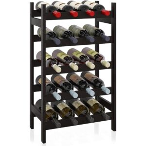 SMIBUY Estante para vino de bambú soporte para 20_1