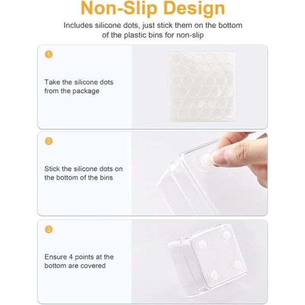 SMARTAKE 13Piece Drawer Organizer with NonSlip Silicone_4