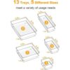 SMARTAKE 13Piece Drawer Organizer with NonSlip Silicone_3