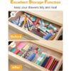 SMARTAKE 13Piece Drawer Organizer with NonSlip Silicone_5