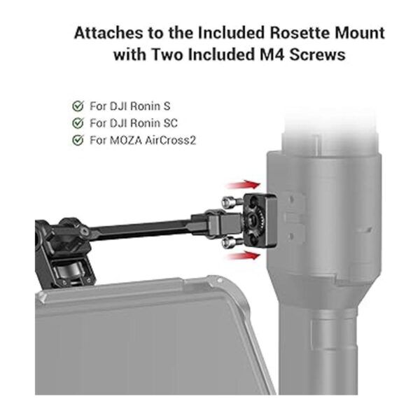 SMALLRIG Soporte de monitor de cámara ajustable para DJI_2