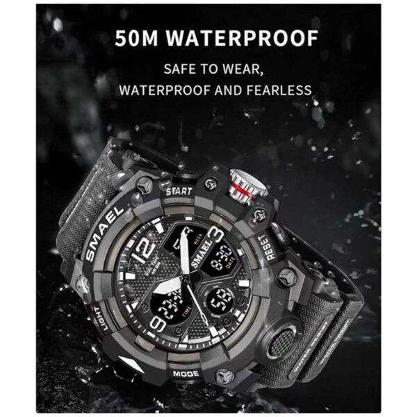 SMAEL Relojes militares al aire libre impermeable reloj de_5