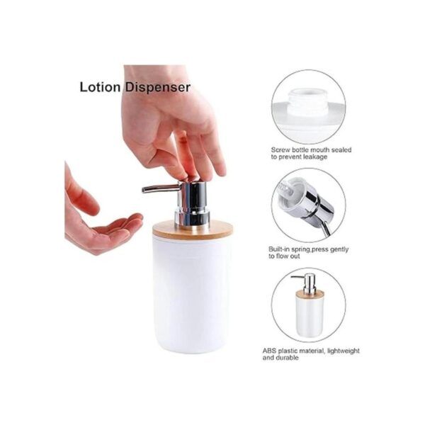 SLDIYWOW Juego de 8 accesorios de baño blancos juego de_2
