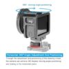SKYJFFJ gopro Soporte giratorio 360 1420 para GoPro Hero_2