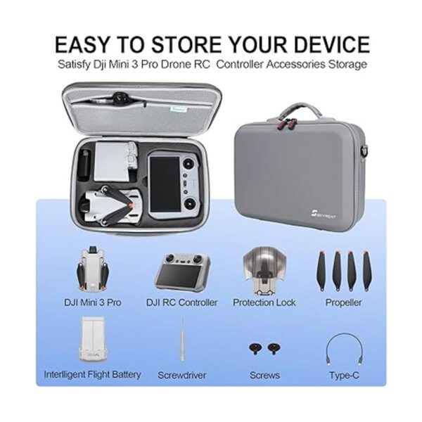 SKYREAT Mini 3 Pro RC Funda portátil de piel sintética_2
