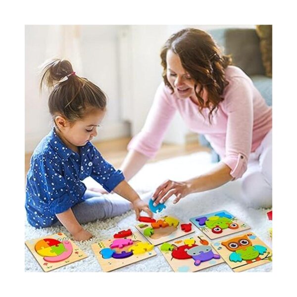 SKYFIELD Rompecabezas de madera para niños y niñas de 1 a_2