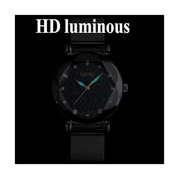 SKMEI Reloj de pulsera de malla de acero inoxidable_2