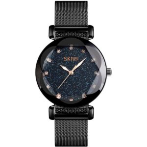 SKMEI Reloj de pulsera de malla de acero inoxidable_1