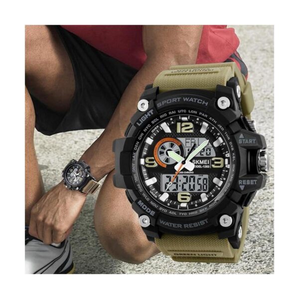 SKMEI Mens Digital Sports Watch 50M Waterproof Military_4