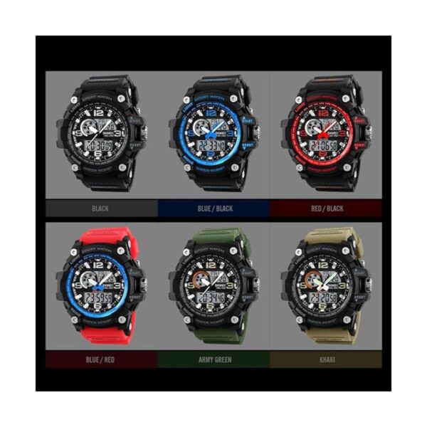 SKMEI Mens Digital Sports Watch 50M Waterproof Military_3