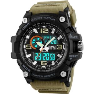 SKMEI Mens Digital Sports Watch 50M Waterproof Military_1