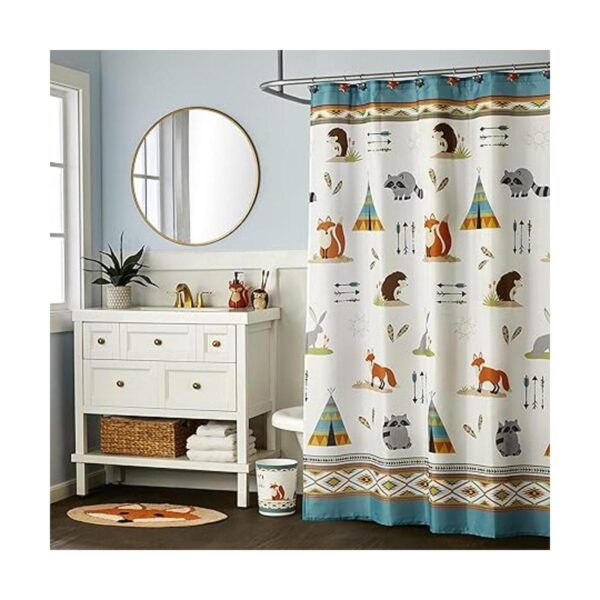 SKL Home Forest Animals Juego de ganchos para cortina de_5